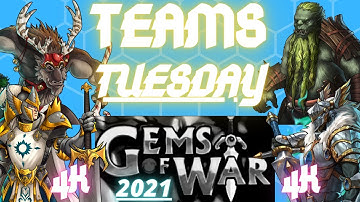4 Teams World Event Faction Guild Wars | Gems of War Event Guide 2021 |  Crown Jewels Red Team