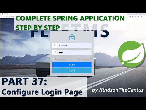 37 - Configure Spring Security User Login
