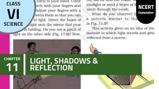 NCERT Class 6th Science chapter 11th: LIGHT,SHADOWS AND REFLECTIONS
