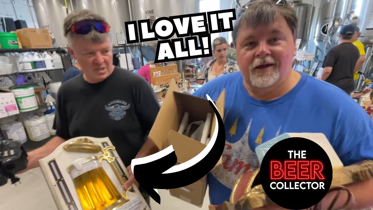 СЕКРЕТНЫЙ ЗАПАС! Собираю пивные таблички слева и справа на пивных выставках в Ошкоше и Чикаго #Br...