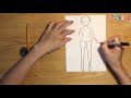 How to make a paper doll - Art for kids