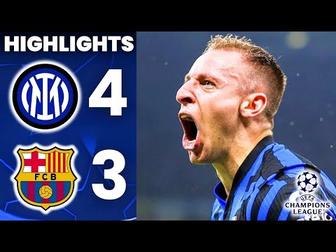 Inter Milan vs FC Barcelona | 4-3 (7-6) | uefa champions League