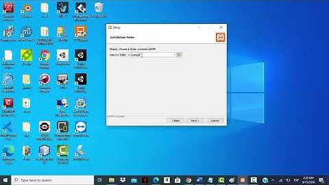 Video No. 1- Instalación de XAMPP