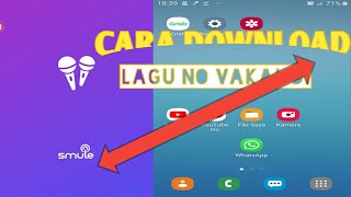 Cara download musik no vokal di Smule