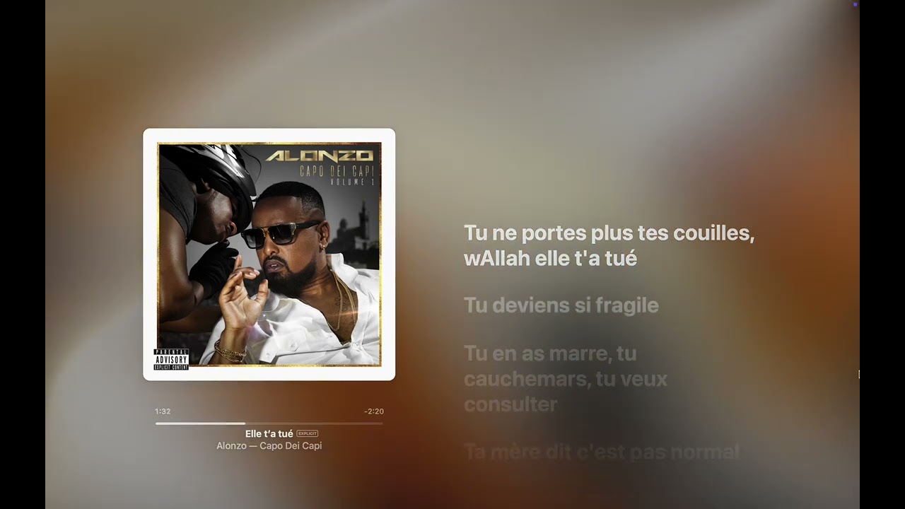 Alonzo - Elle t'a tué (Paroles)