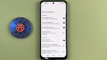 How to enable/disable Autocorrect when typing on the keyboard on Xiaomi Redmi Note 10 Android 11