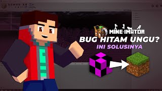 Easy way to fix Mine-imator Black Purple bug [Missing Texture]