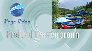 Freibad Tennenbronn Glijbanen Onslide Mega Rides