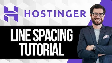 How to Manage Line Spacing in Hostinger Website Builder