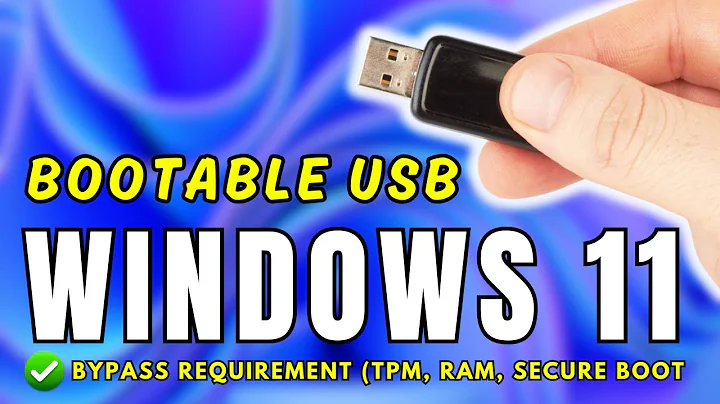 Create WINDOWS 11 Bootable USB | Bypass Requirement (TPM, RAM, Secure Boot)