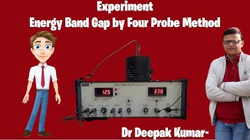 Energy Band Gap by Four Probe Method (Readings and Setup)| Physics Experiment| Online video