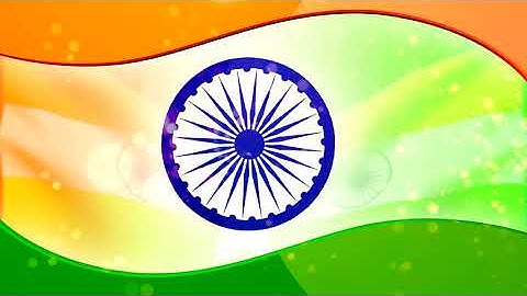Republic day background video - free indian flag background - animated 26 January background