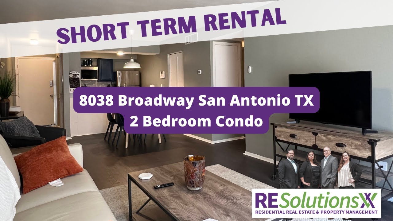 San Antonio Short Term Rental 2 Bedroom / 1 Bath Condo YouTube