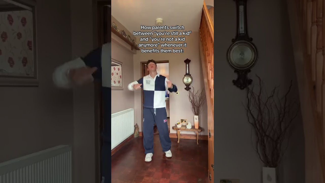 HOW PARENTS SWITCH BETWEEN “YOUR NOT A KID ANYMORE” AND “YOUR JUST A KID” #relatable #comedy #shorts