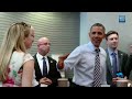 President Obama Walks The Streets Of Washington