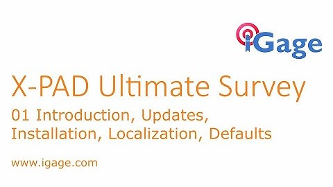 X-PAD 01 Installing, Localizing, Defaults