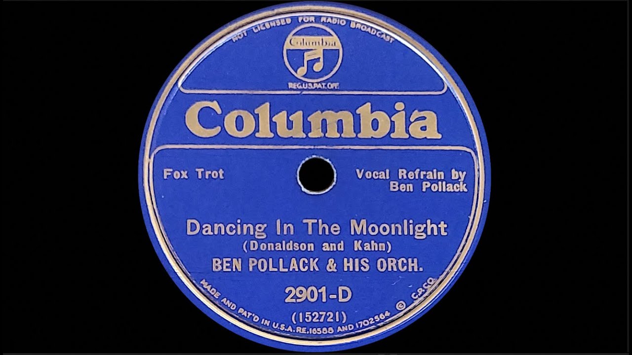 Mira “Dancing In The Moonlight” by Ben Pollack and his Orchestra 1934 en YouTube Mira “Dancing In The Moonlight” by Ben Pollack and his Orchestra 1934 en YouTube