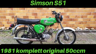 Simson S51 50ccm 100% original GPS Höchstgeschwindigkeit