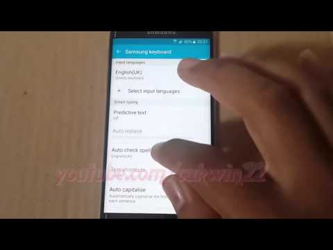 How to turn off or Disable autocorrect on Samsung Galaxy S6