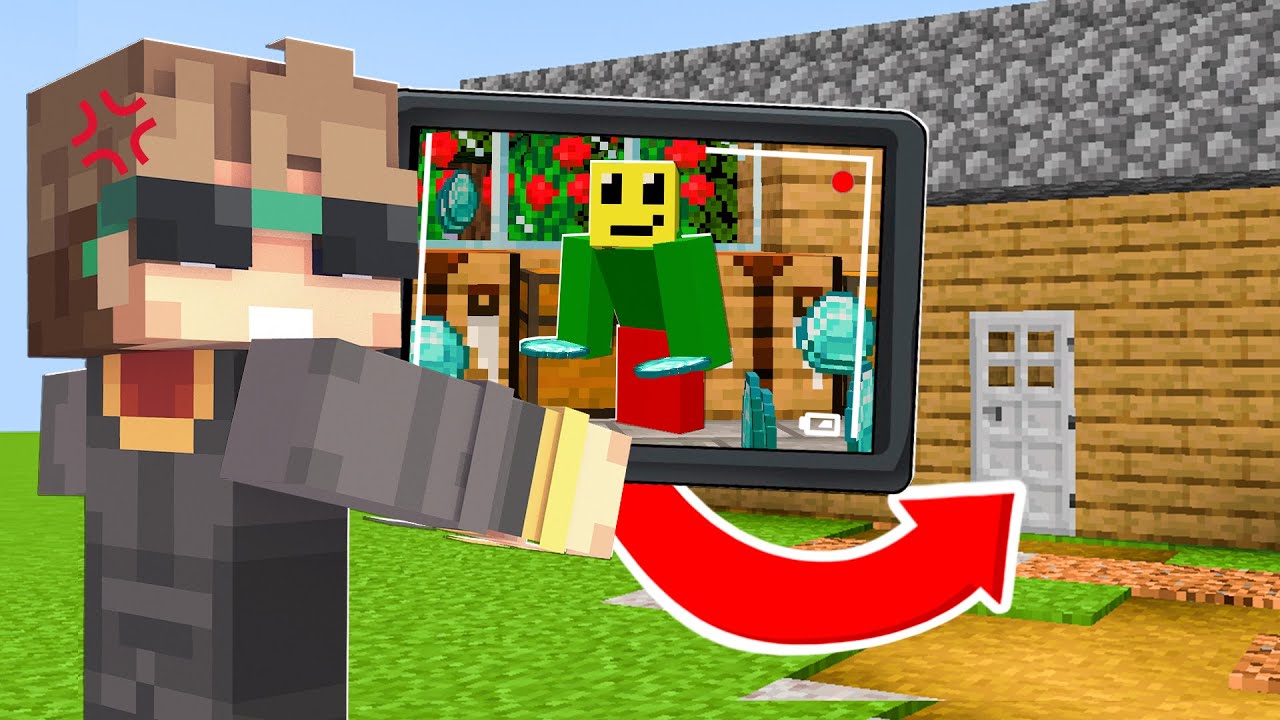 Pillé a mi HERMANO Robando Diamantes en Minecraft 😡