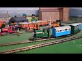 Bachmann Peter Sam Pulling green , 1 blue coaches and blue box van