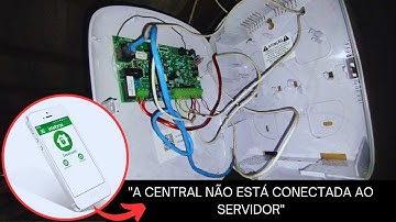 ALARME ANM 24 INTELBRAS | "A CENTRAL NÃO ESTÁ CONECTADA AO SERVIDOR | CONSERTO SEM PROGRAMAÇÃO