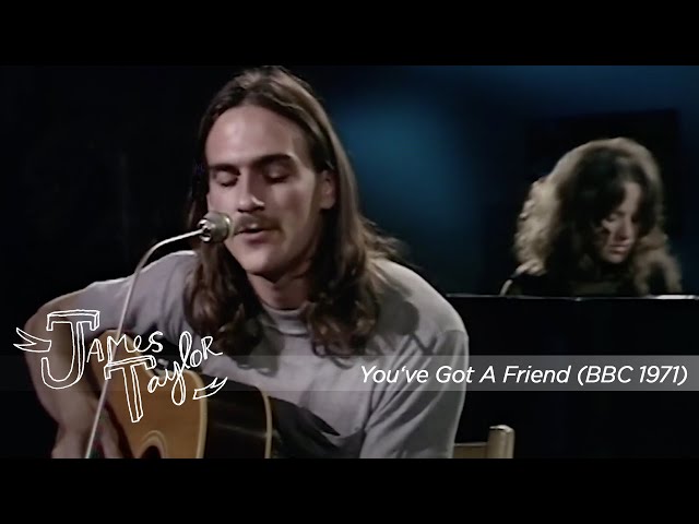 James Taylor u0026 Carole King - You've Got A Friend (BBC In Concert, 11/13/71) class=