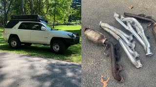 4Runner Project Part 10  Fixing a cracked header/manifold with Doug Thorley Longtubes