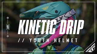 Fly Racing Mx26 Youth Kinetic Drip Helmet