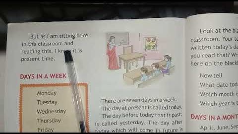 Grade 2 (EVS) Chapter 16 Topic (Time)