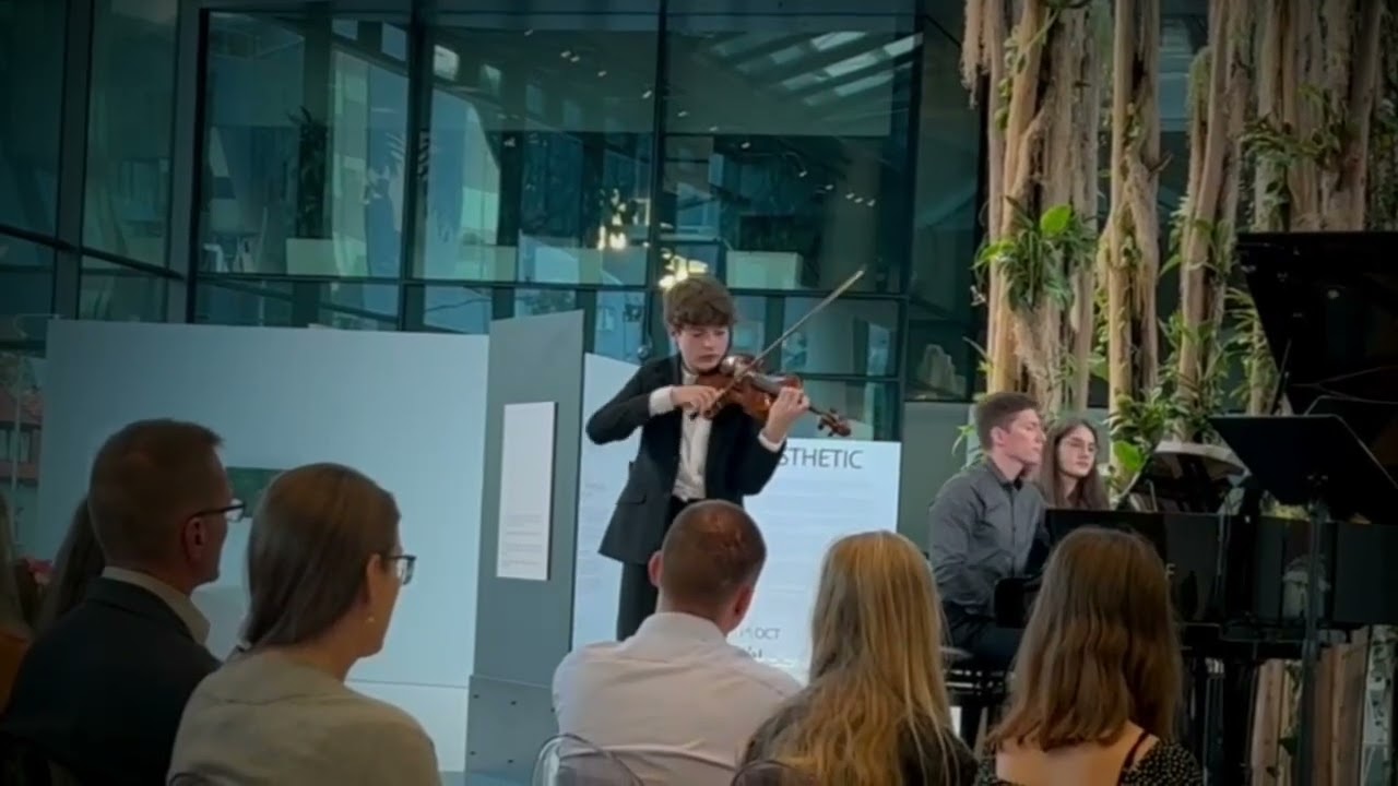 Raphael Gisbertz  (violin )and Stanislav Gallin (piano) play Ravel, Tzigane