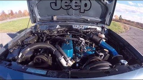 MUST SEE VIDEO! JEEP STROKER! 4.5" Lifted Jeep Cherokee XJ 4.7L Inline Stroker Engine Build-BIRDIE