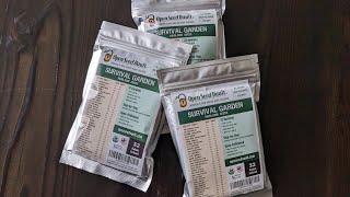Open Seed Vault Survival Garden Seeds Overview, Opening, and Review