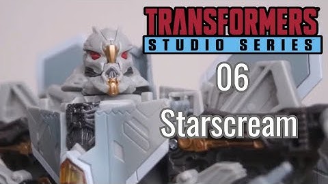 Transformers Studio series 06 Starscream Stop Motion