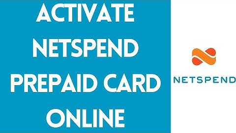 How To Activate Netspend Prepaid Card Online (2022) | Netspend All Access Card