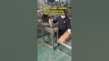 Waffle cookie machine/Wafer Rolls Machine/Crispy Cocount Roll Machine/Mesin Kuih Kapit