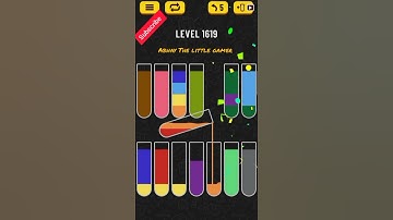 Water sort puzzle level 1619