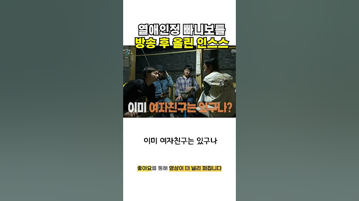 빠니보틀 열애 인정 후 인스스
