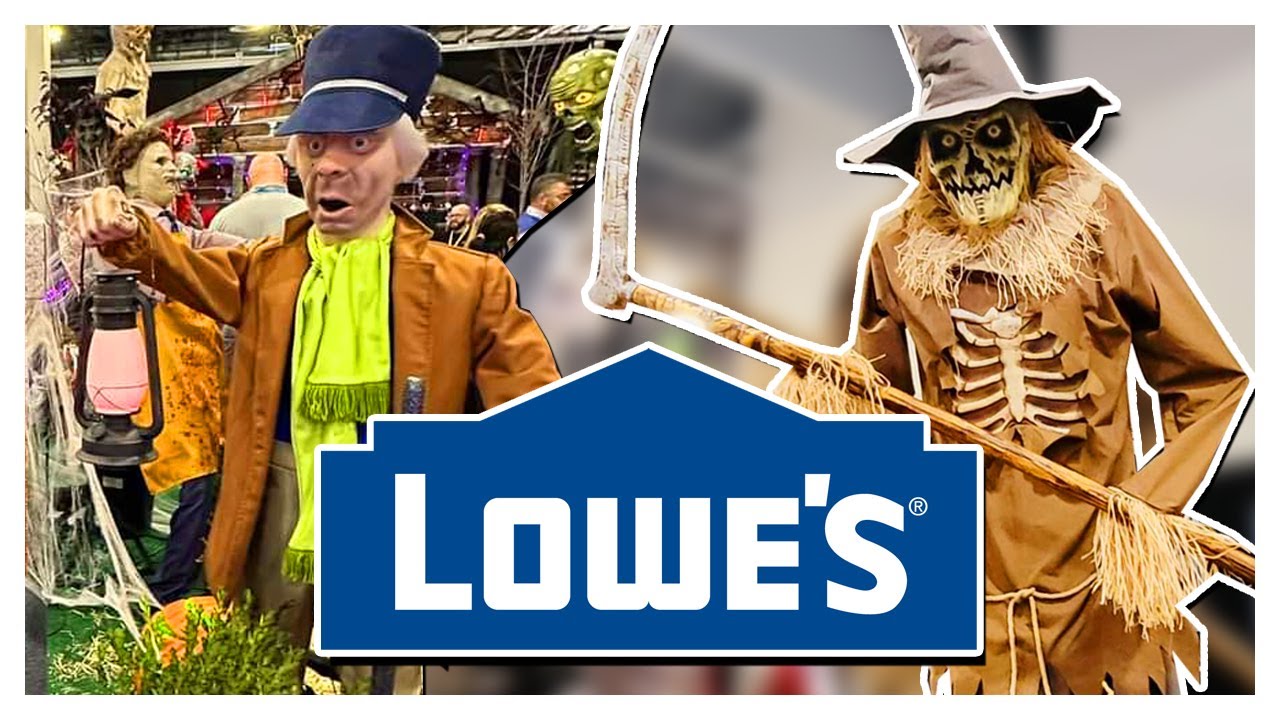 lowes-halloween-2023-display-animatronics-leaked-12ft-scarecrow