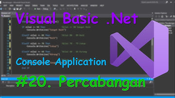 Vb.net Console #20 Percabangan (Pengkondisian)