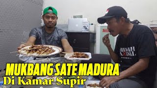 MUKBANG SATE AYAM KHAS MADURA DI KAMAR SUPIR ARAB SAUDI🇸🇦