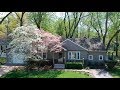 Prairie village house drone footage