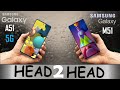 SAMSUNG GALAXY A51 5G  VS Galaxy M51