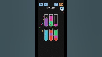 Water Color Sort Level 6110 Gameplay WalkThrough Solution