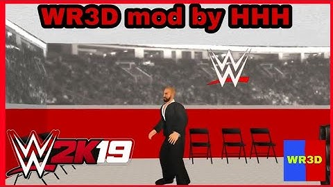 WR3D 2K19 by HHH- Go Anywhere + New Backstage and 35+ arenas new textures furniture weapons and song
