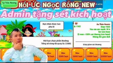 Hồi Ức Ngọc Rồng New - Admin tặng sét kích hoạt - Thỏi Vàng