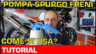 [TUTORIAL] Spurgo FRENI con POMPA A DEPRESSIONE