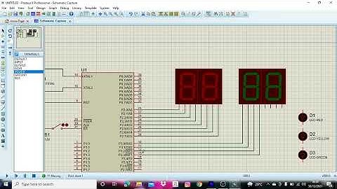 Tutorial Membuat Rangkaian Simulasi Traffic Light Berbabis Ic AT89C51 DI Software Proteus