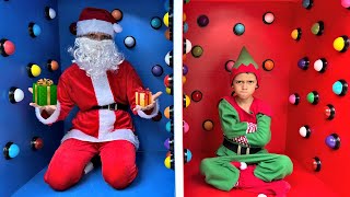 Mark and Santa Magic Box | Five Kids and Dad play