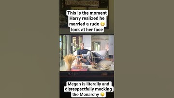 Thumbnail of Megan Markle mocked royal traditions 😬 #meganmarkle #shorts #royalfamily #princeharry #netflix